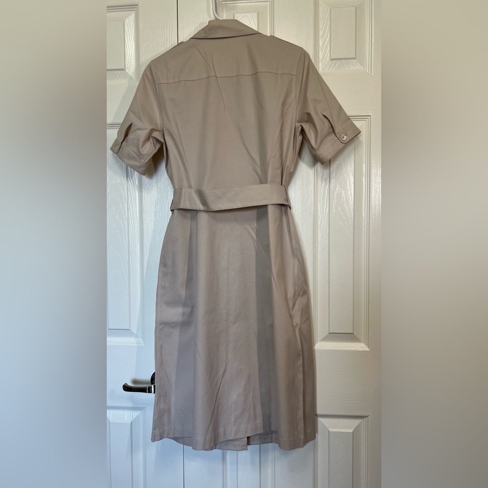 Brooks Brothers Cotton Belted Safari Shirt Dress Sz 8 - Picture 7 of 12